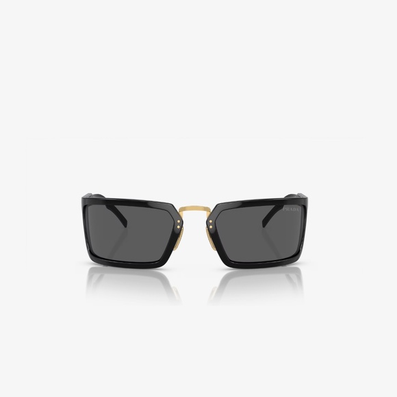Prada A11 1AB5S0 62 Dark Gray Gold Sunglasses SPRA11 - Picture 5 of 5